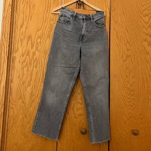 Abercrombie & Fitch Gray High-Rise Jeans